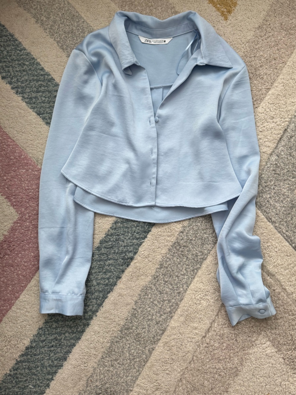 Cropper Zara long sleeve top